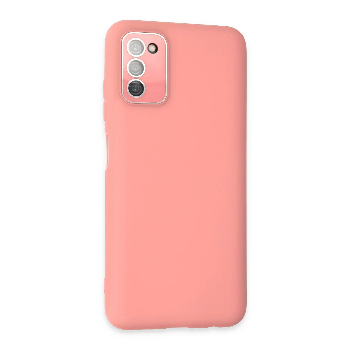Galaxy A03S Kılıf Lansman Glass Kapak - Pembe