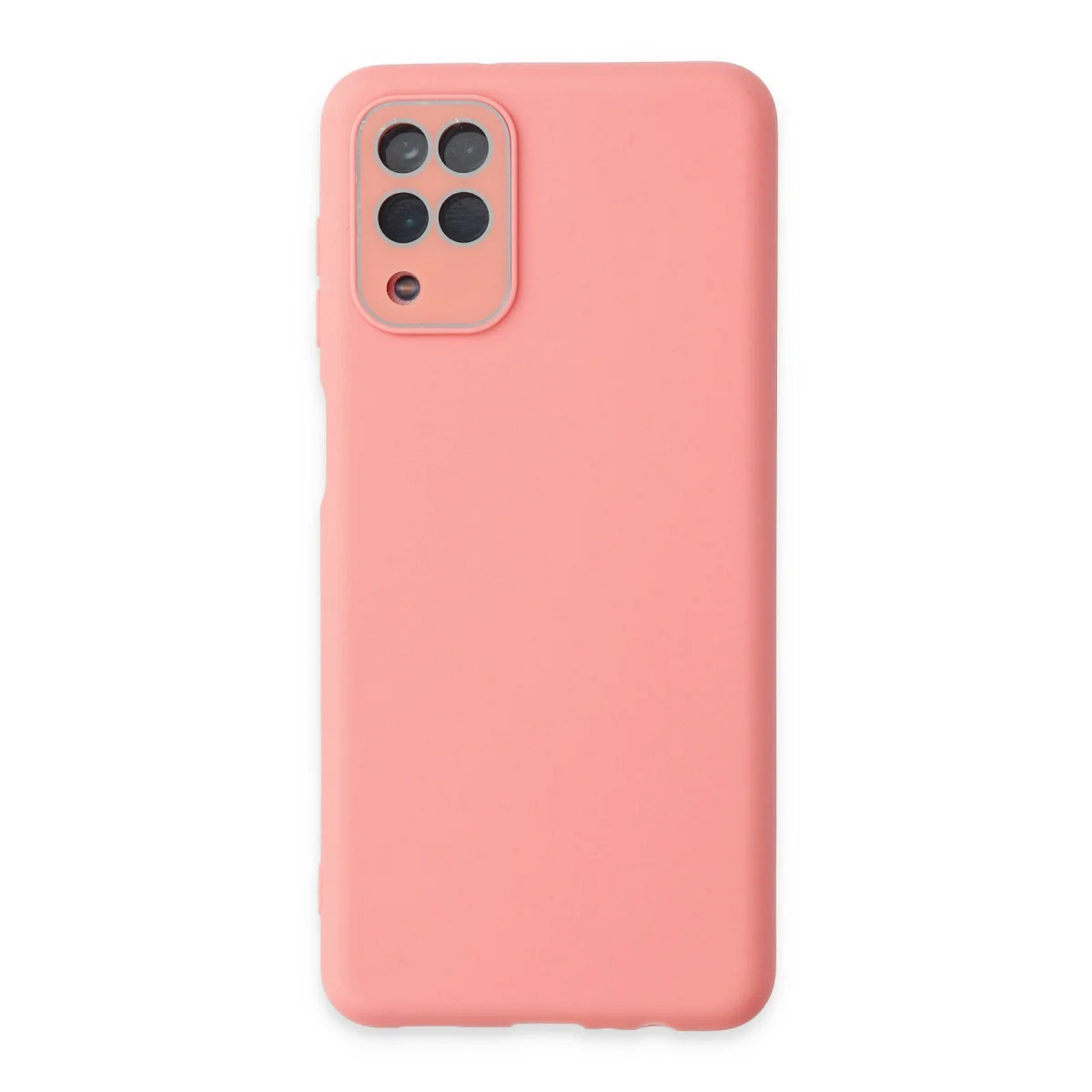 Galaxy A22 Kılıf Lansman Glass Kapak - Pembe