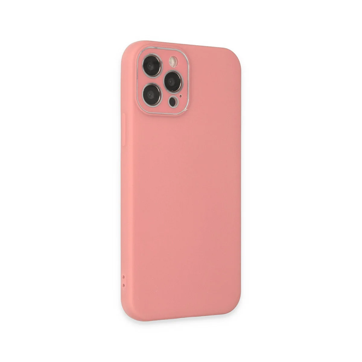 iPhone 12 Pro Kılıf Lansman Glass Kapak - Pembe