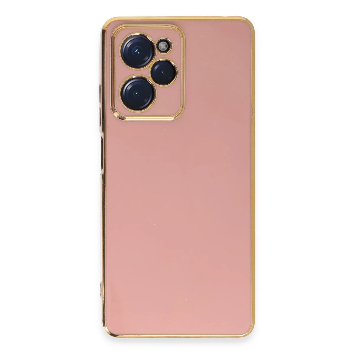 Poco X5 Pro 5G Kılıf Volet Silikon - Pembe
