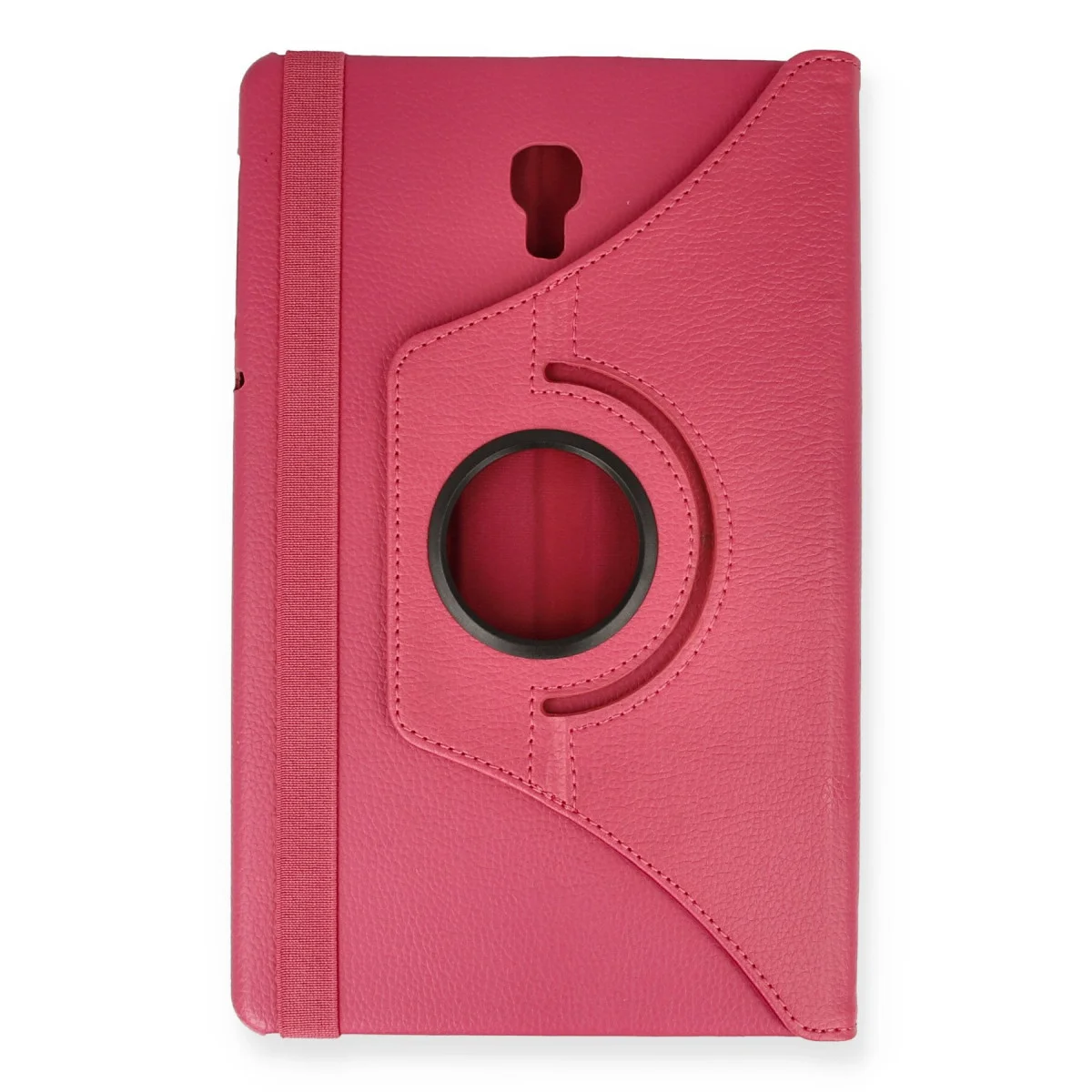 Galaxy T590 Tab A 10.5 Kılıf 360 Tablet Deri Kılıf - Pembe