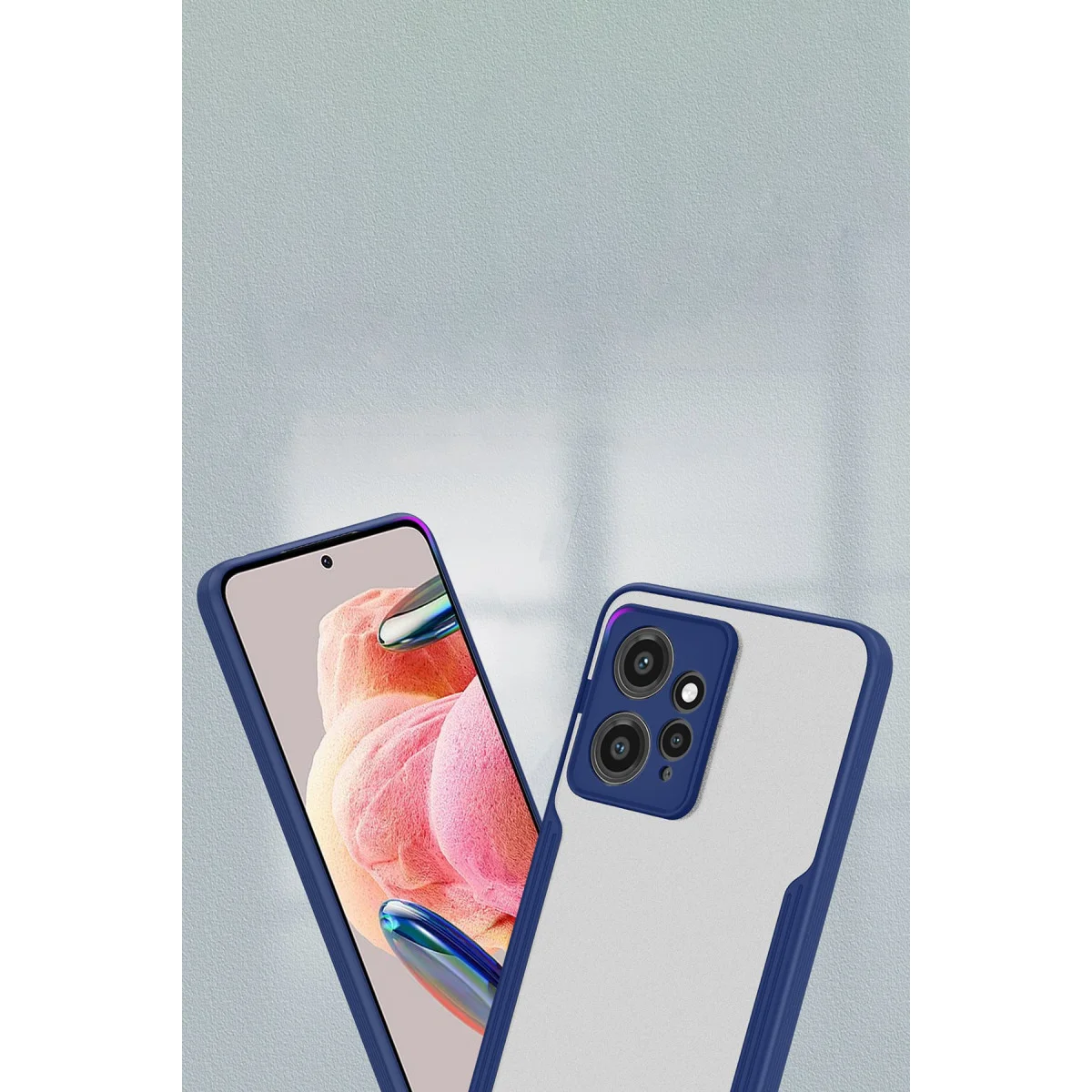 Redmi Note 12 4G Kılıf Platin Silikon - Pembe
