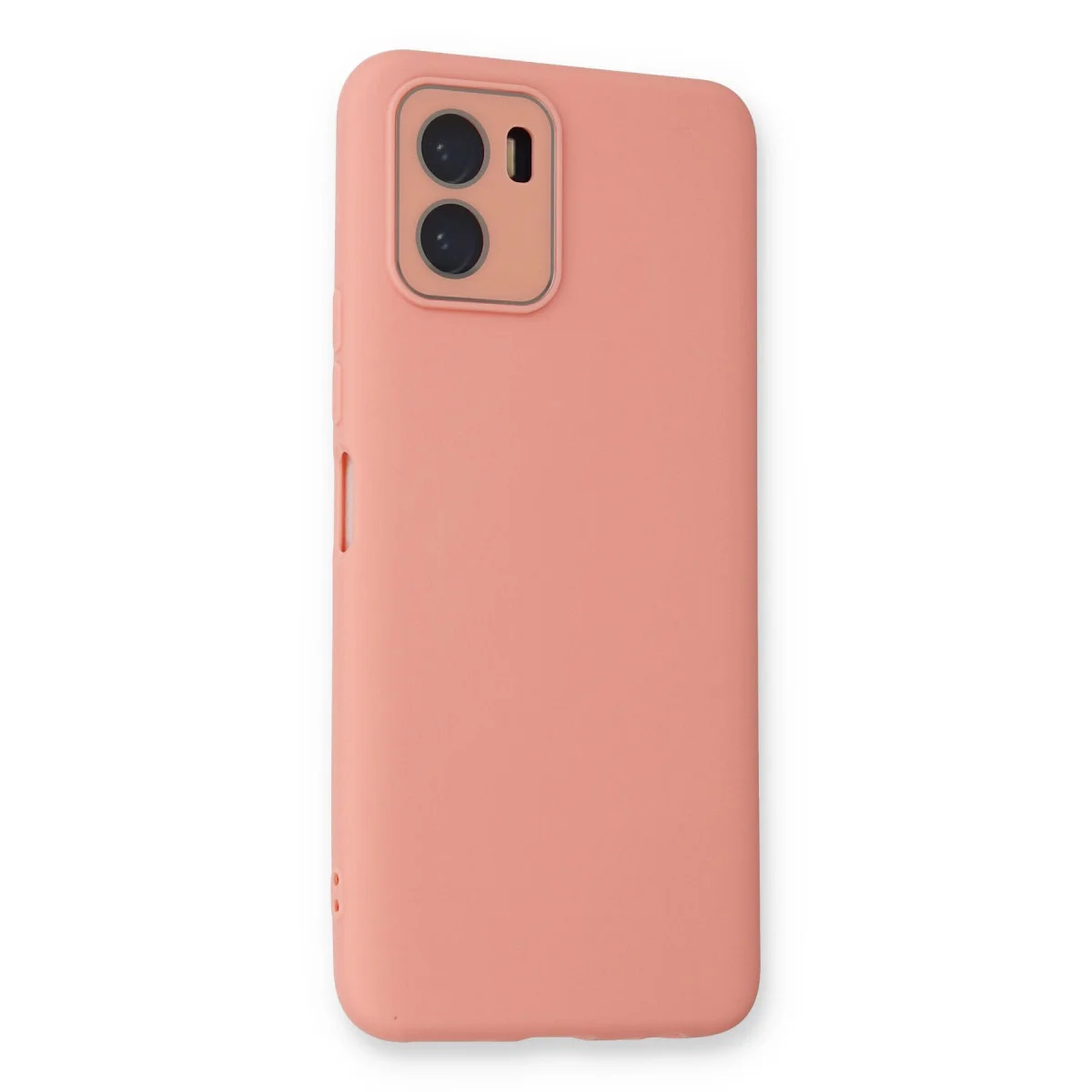 Y15S Kılıf Lansman Glass Kapak - Pembe