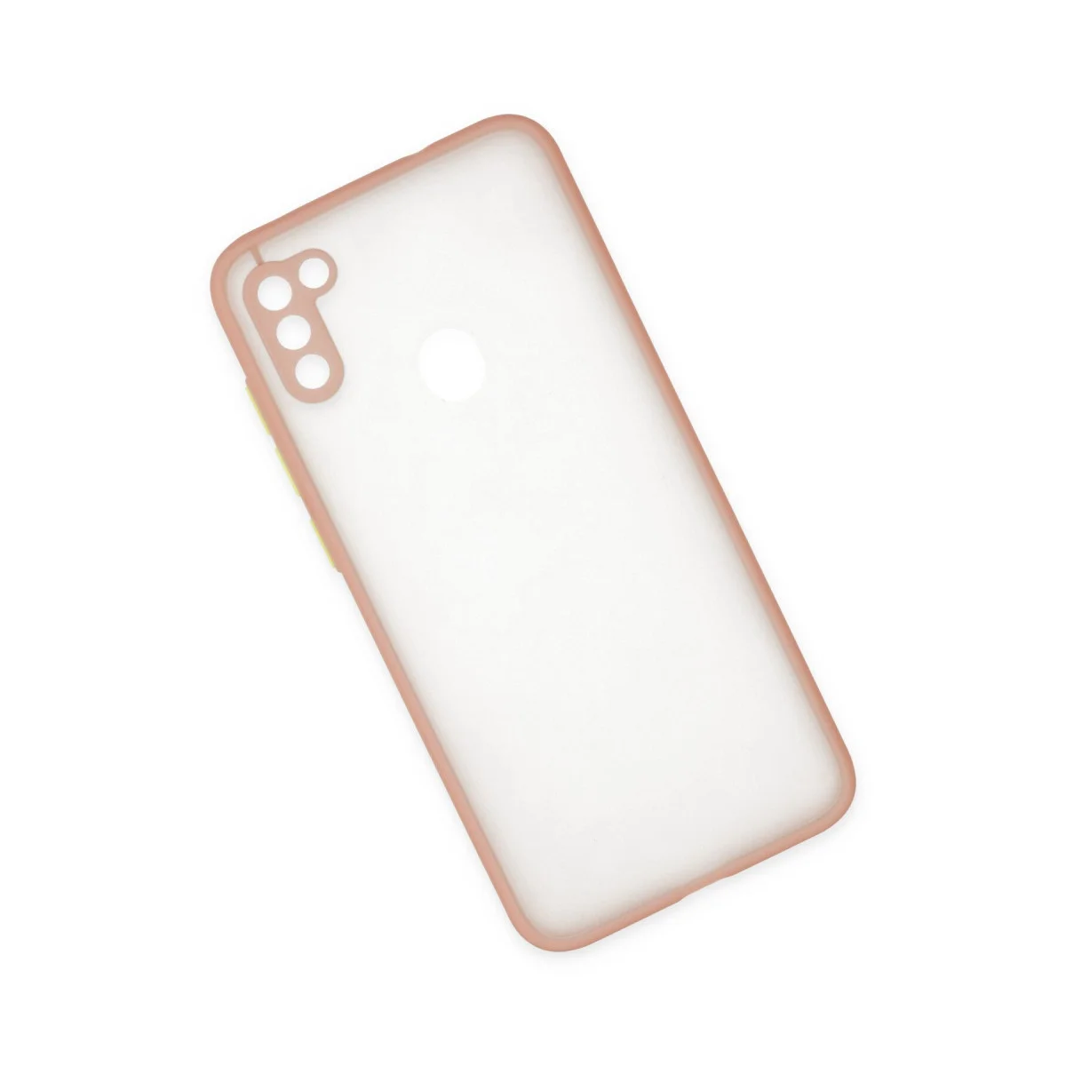 Galaxy A11 Kılıf Montreal Silikon Kapak - Pembe