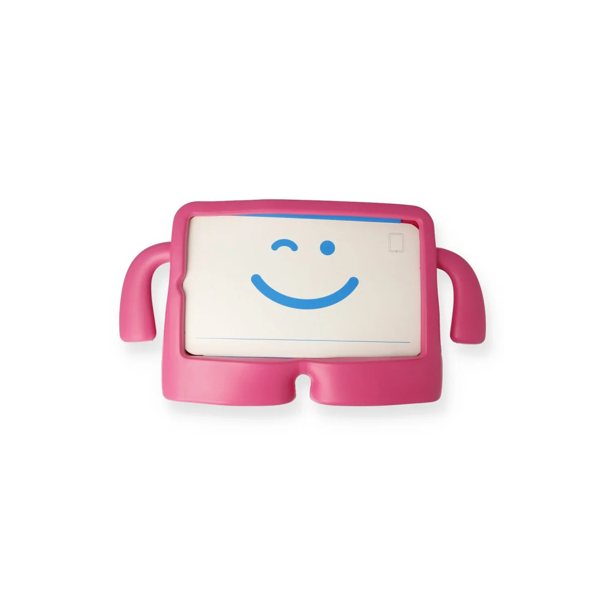 iPad 4 9.7 Kılıf Karakter Tablet Silikon - Pembe