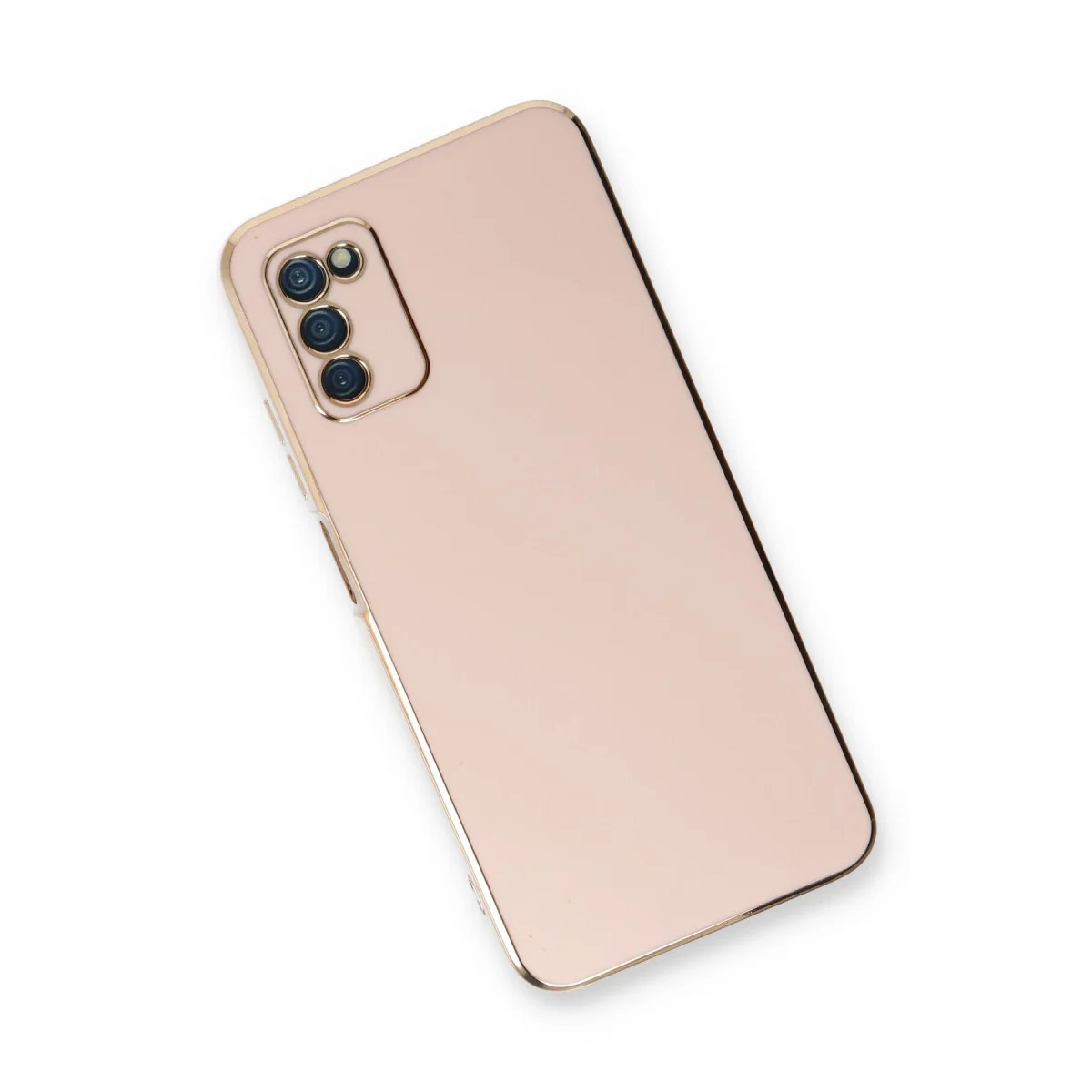 Galaxy A03S Kılıf Volet Silikon - Pembe