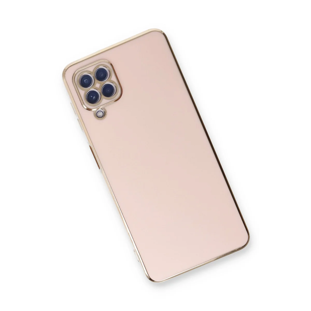 Galaxy A22 Kılıf Volet Silikon - Pembe