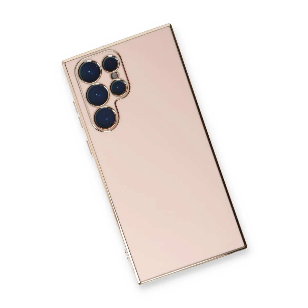 Galaxy S22 Ultra Kılıf Volet Silikon - Pembe