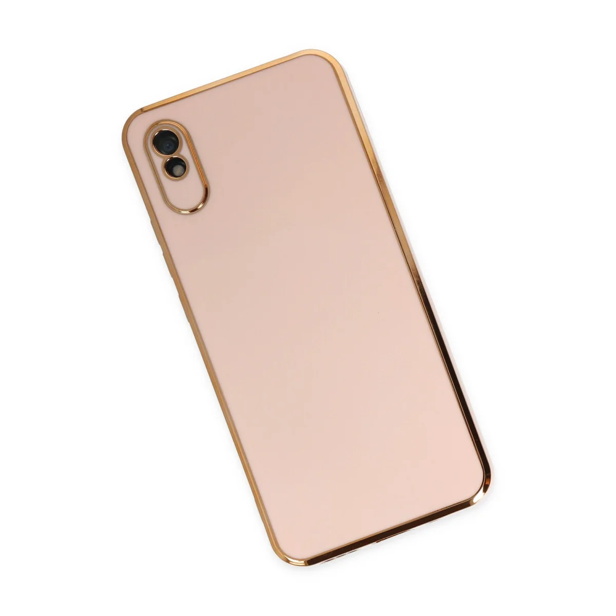 Redmi 9A Kılıf Volet Silikon - Pembe