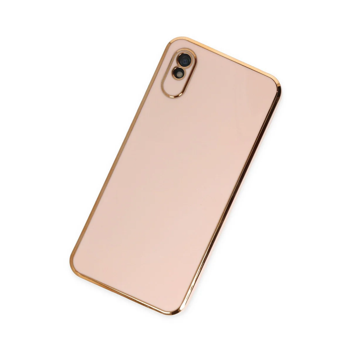 Redmi 9A Kılıf Volet Silikon - Pembe