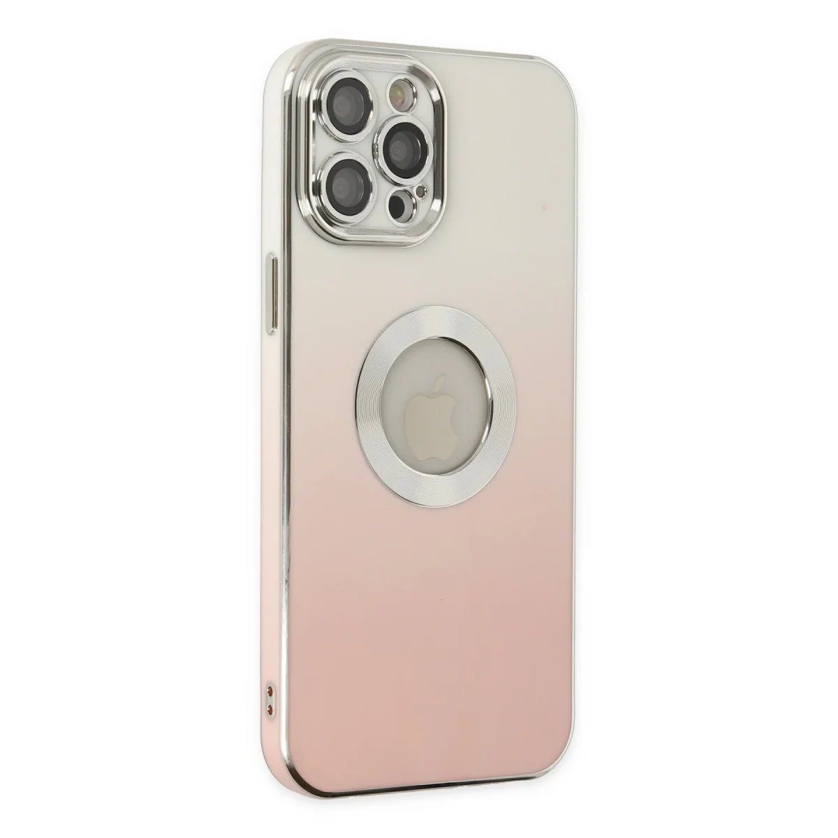 iPhone 12 Pro Kılıf Best Silikon - Pembe