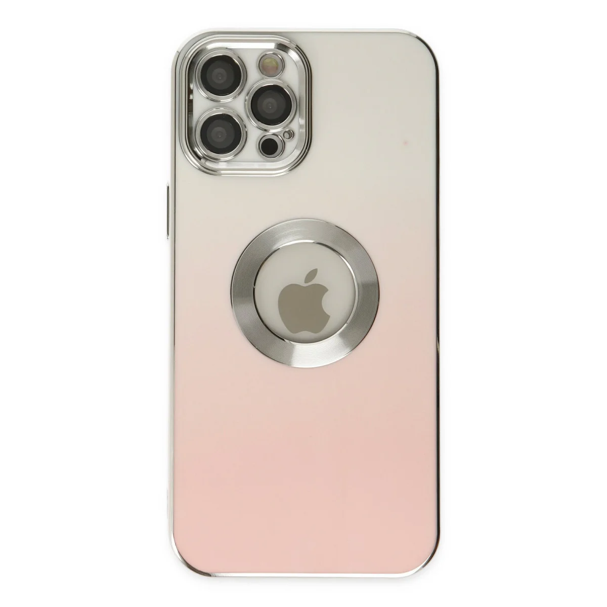 iPhone 12 Pro Max Kılıf Best Silikon - Pembe