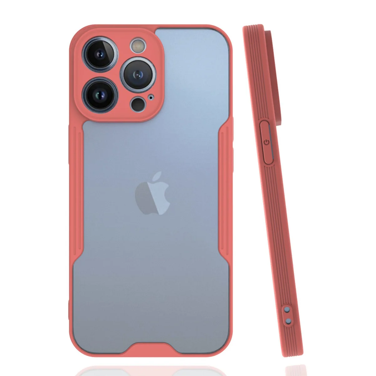 iPhone 14 Pro Kılıf Platin Silikon - Pembe