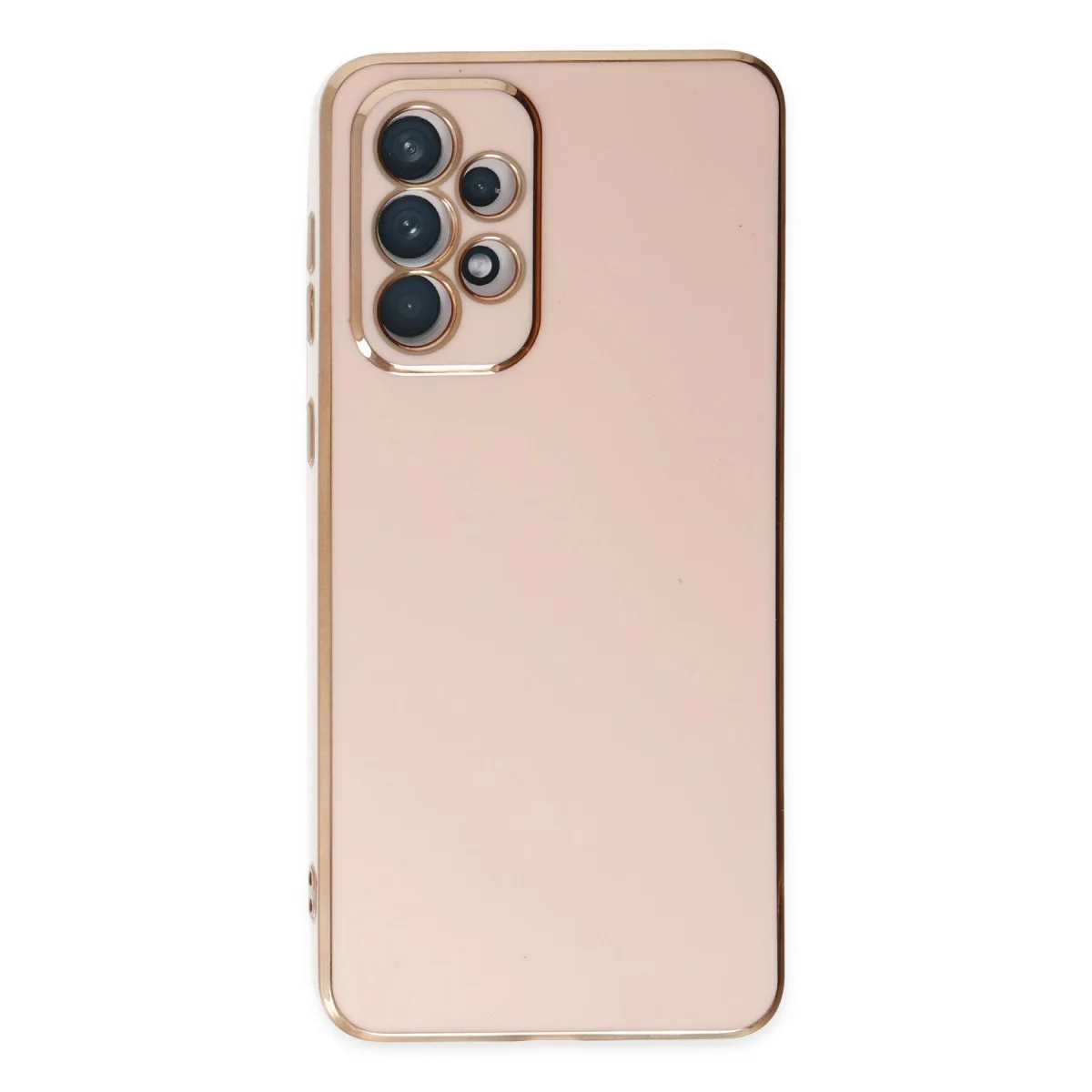 Galaxy A73 5G Kılıf Volet Silikon - Pembe