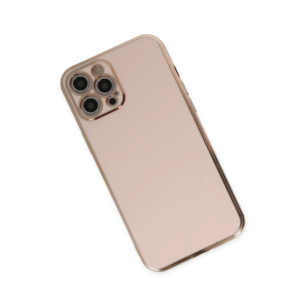iPhone 12 Pro Kılıf Volet Silikon - Pembe