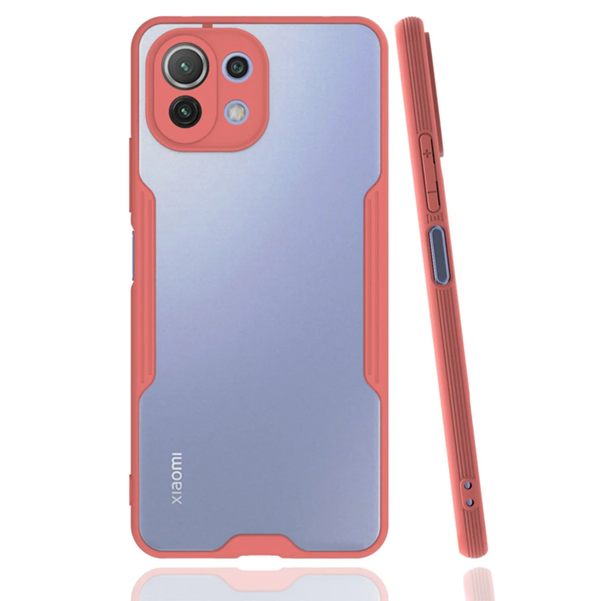 Mİ 11 Lite Kılıf Platin Silikon - Pembe