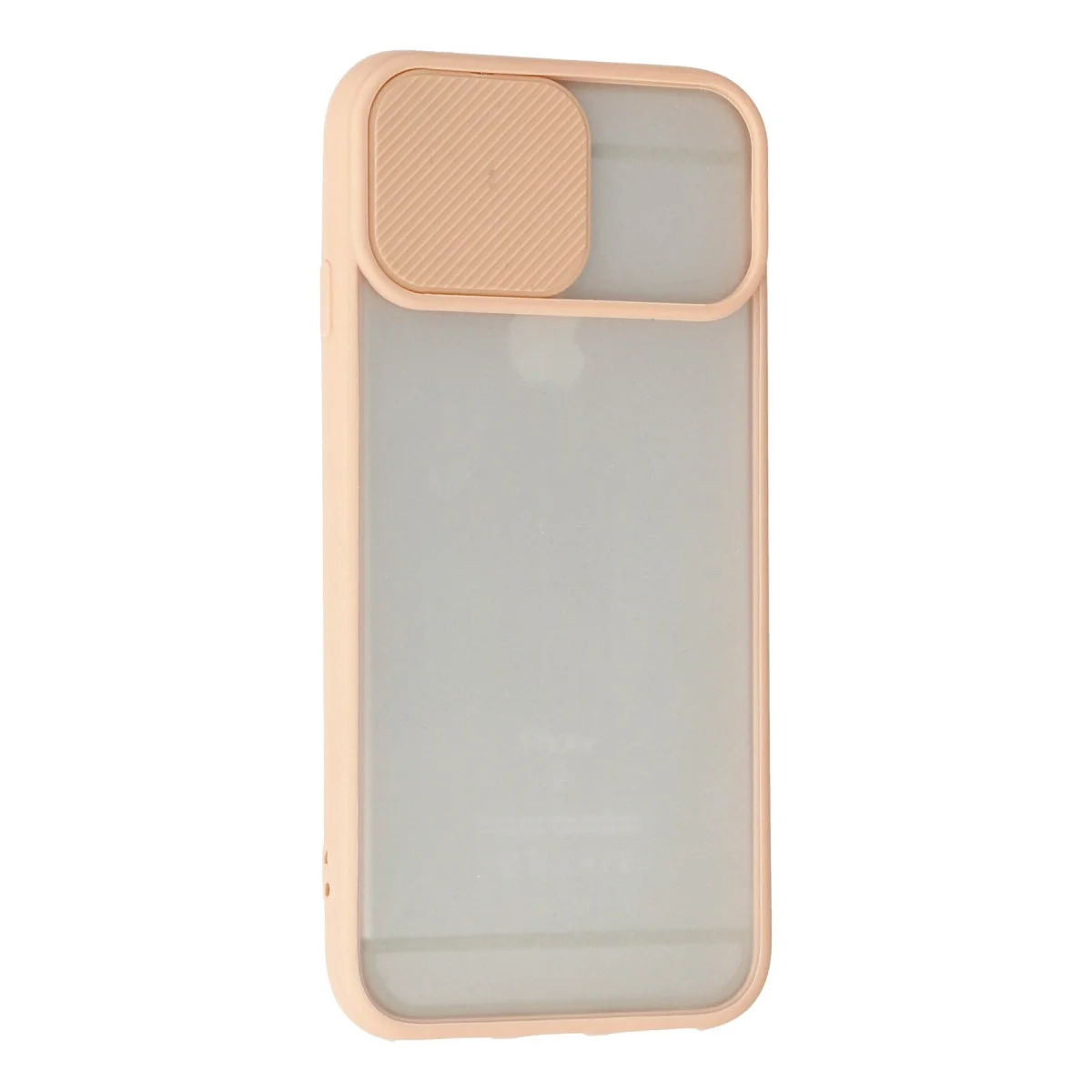 iPhone 6 Plus Kılıf Palm Buzlu Kamera Sürgülü Silikon - Pembe