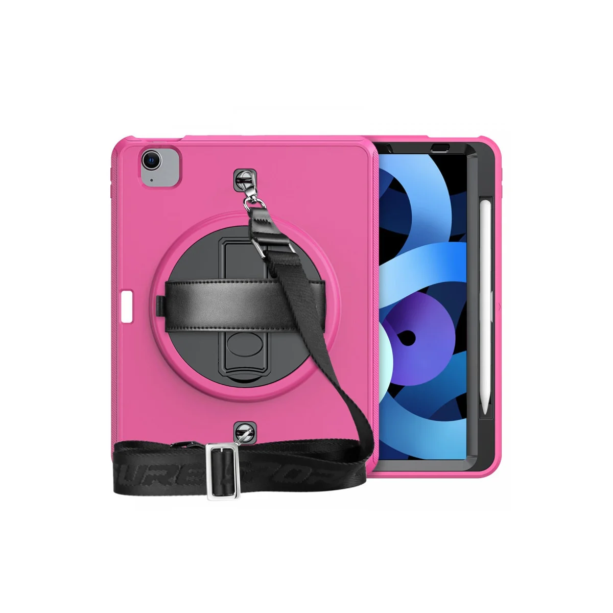 iPad Pro 11 (2020) Kılıf Strap-C Otterbox Tablet Kapak - Pembe