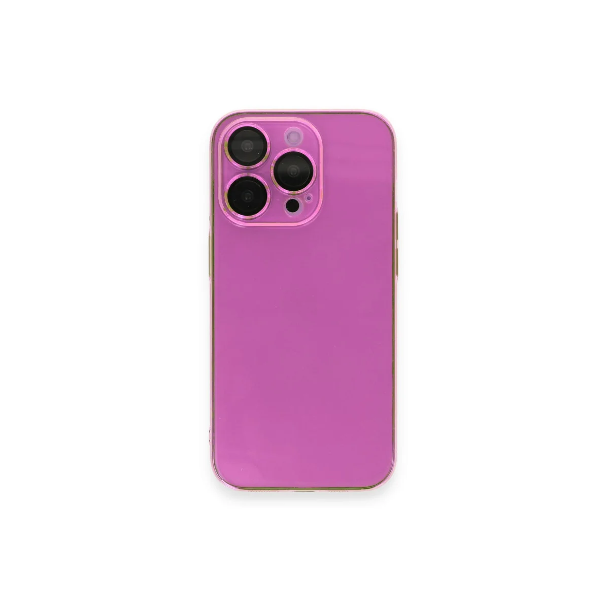 iPhone 14 Pro Max Kılıf Armada Lensli Kapak - Pembe