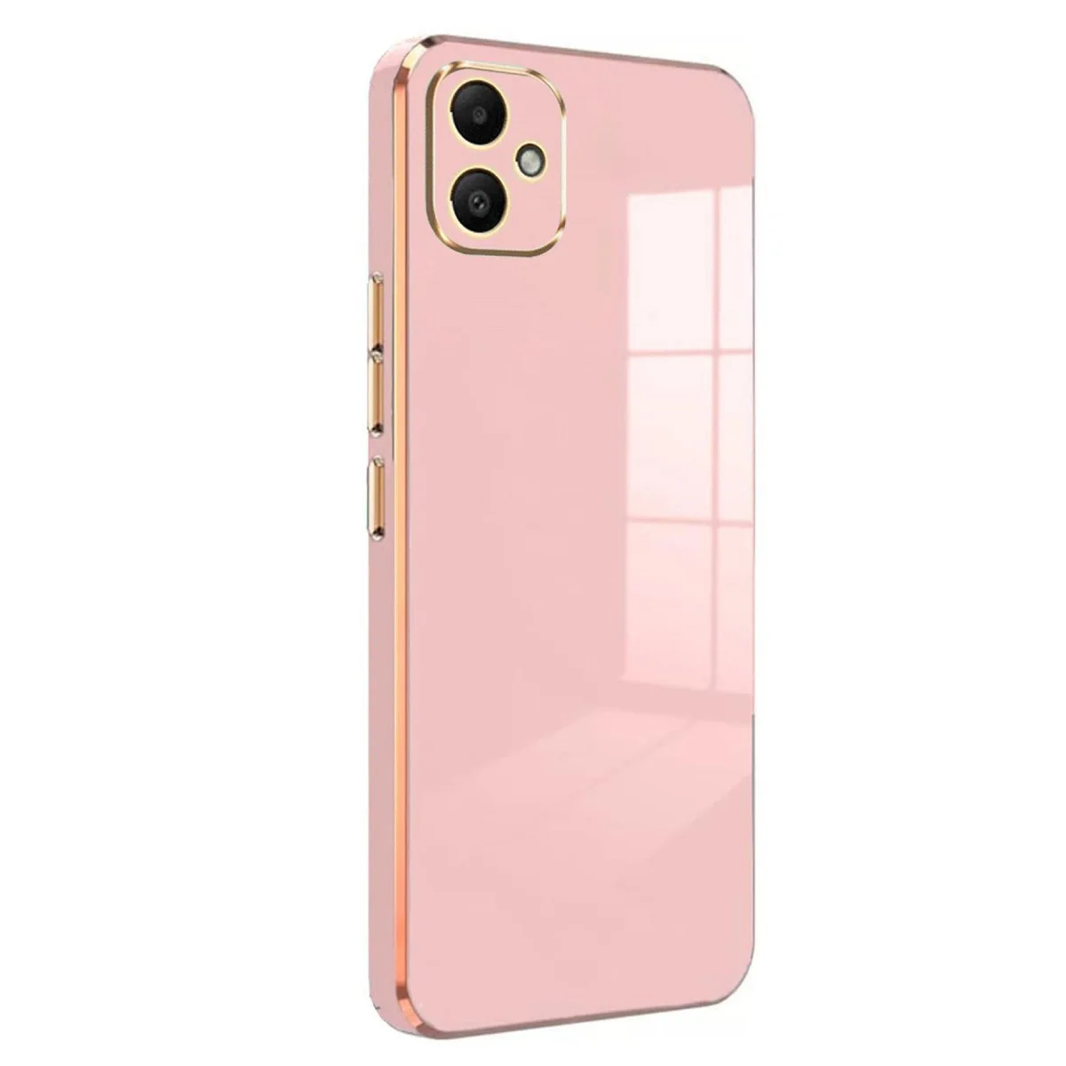 Galaxy A05 Kılıf Volet Silikon - Pembe