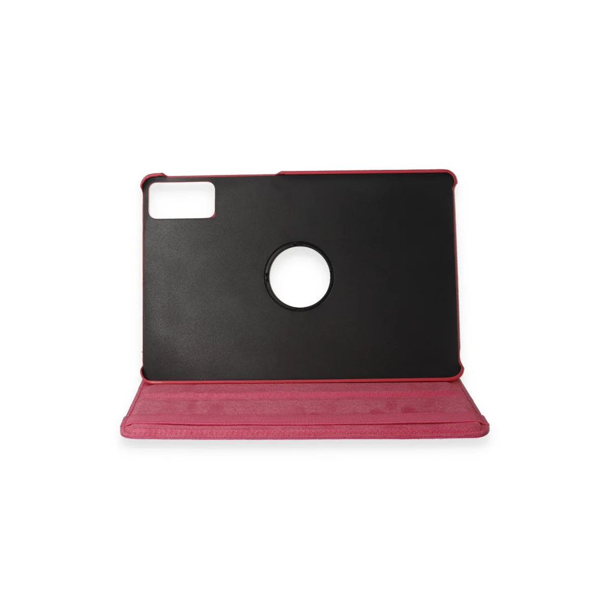 Redmi Pad SE Kılıf 360 Tablet Deri Kılıf - Pembe