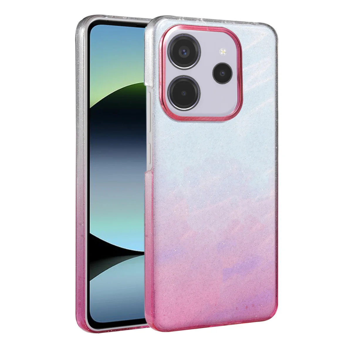 Redmi 12 Glossy Kapak - Pembe