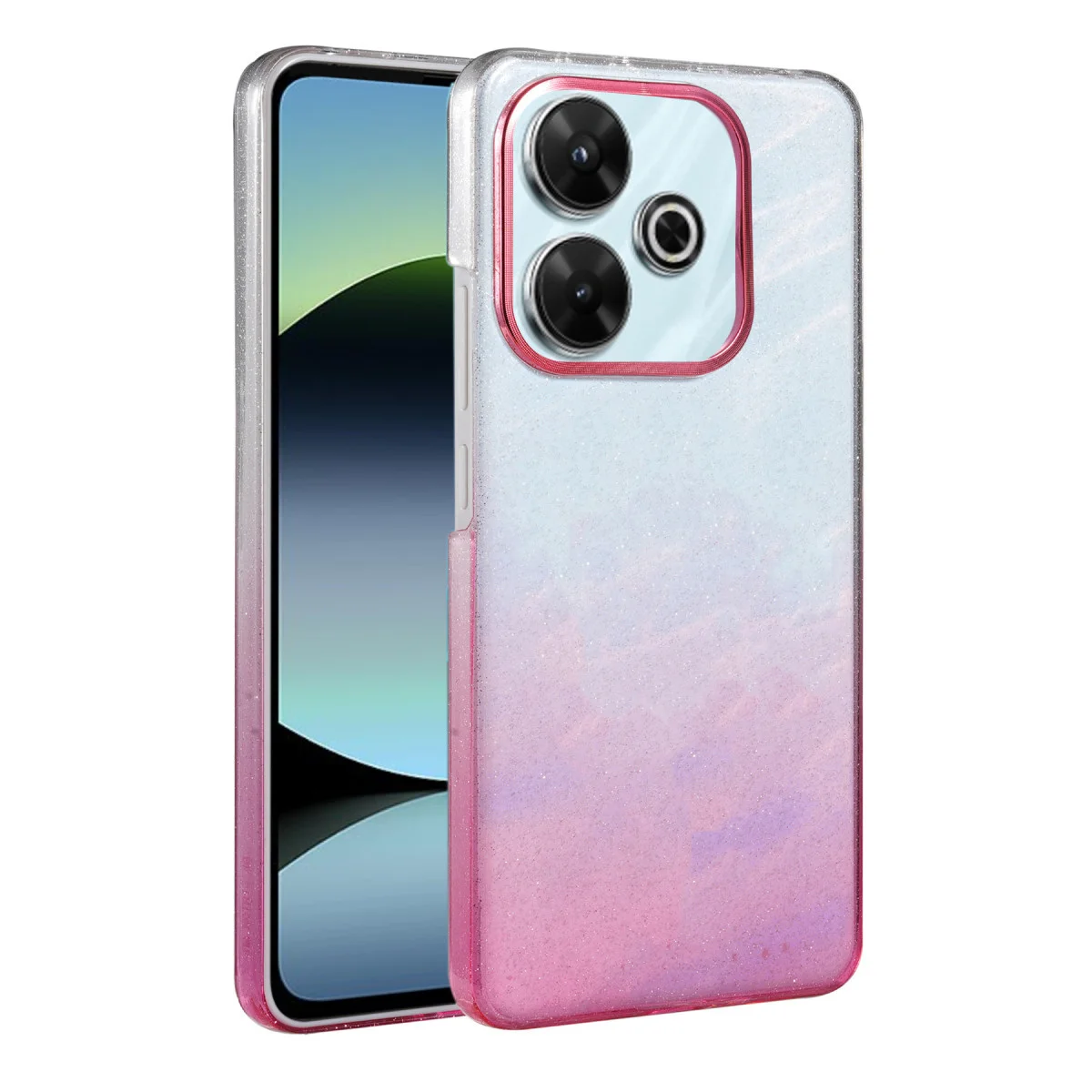 Redmi 13 4G Glossy Kapak - Pembe