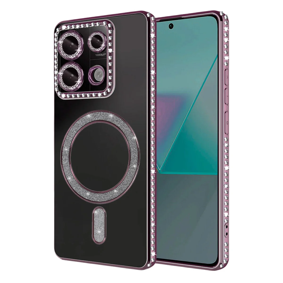 Redmi 13C Joke Simli Magneticsafe Kılıf - Pembe