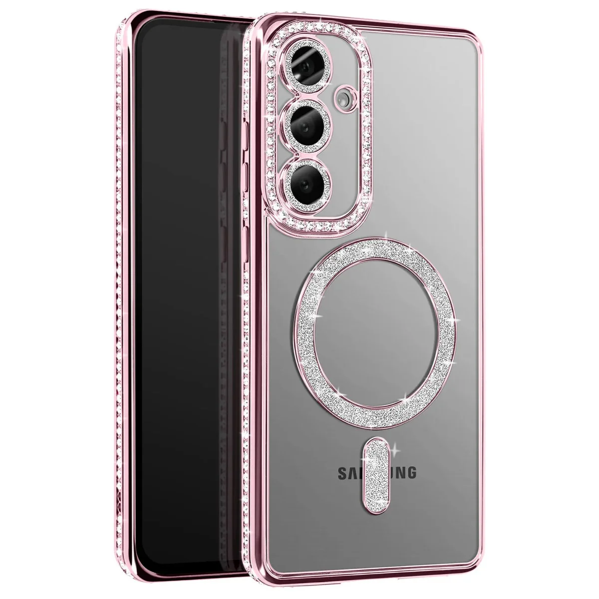 Galaxy S26 Joke Simli Magneticsafe Kılıf - Pembe