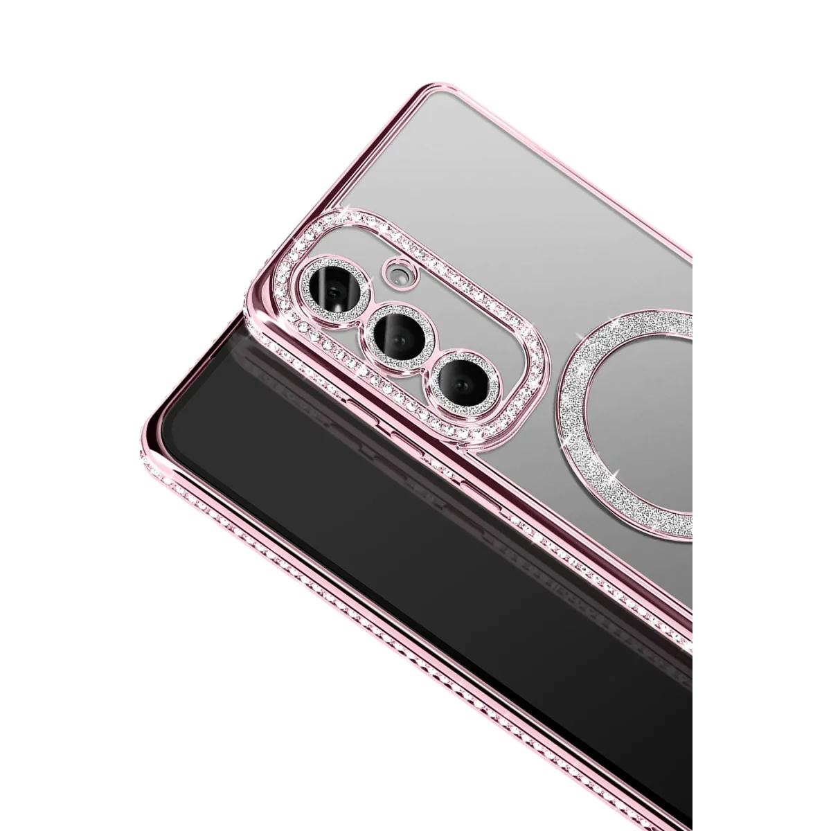 Galaxy S26 Joke Simli Magneticsafe Kılıf - Pembe