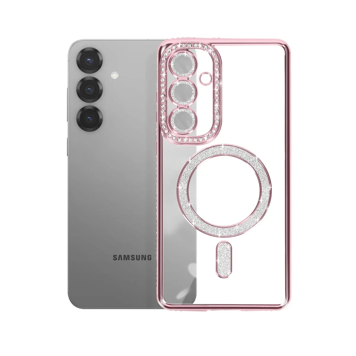Galaxy A37 5G Joke Simli Magneticsafe Kılıf - Pembe