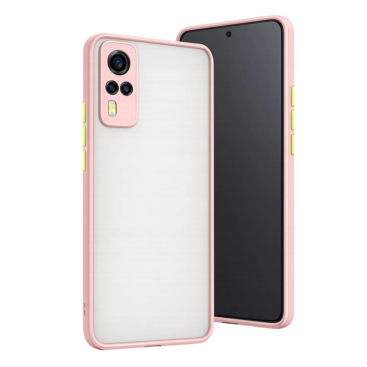 Y53S Kılıf Montreal Silikon Kapak - Pembe