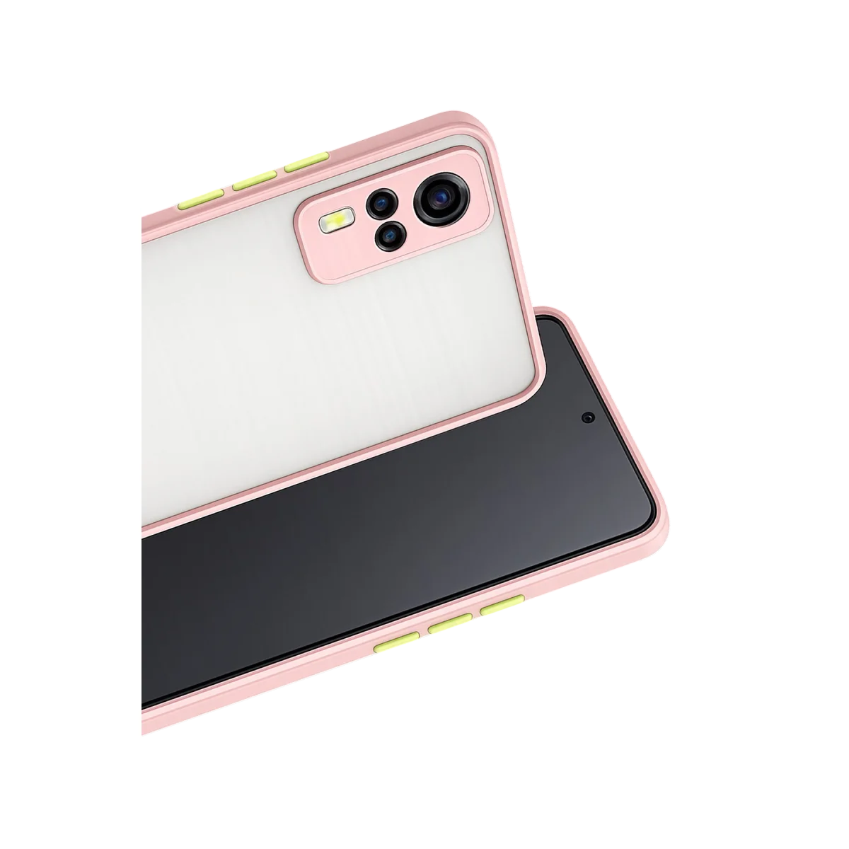 Y53S Kılıf Montreal Silikon Kapak - Pembe