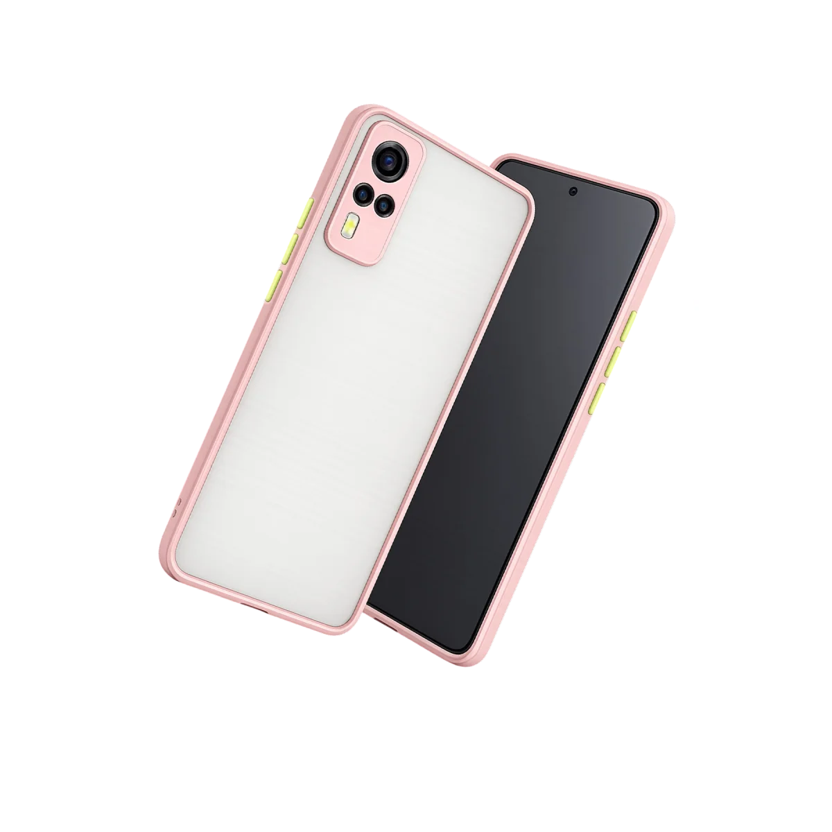 Y53S Kılıf Montreal Silikon Kapak - Pembe
