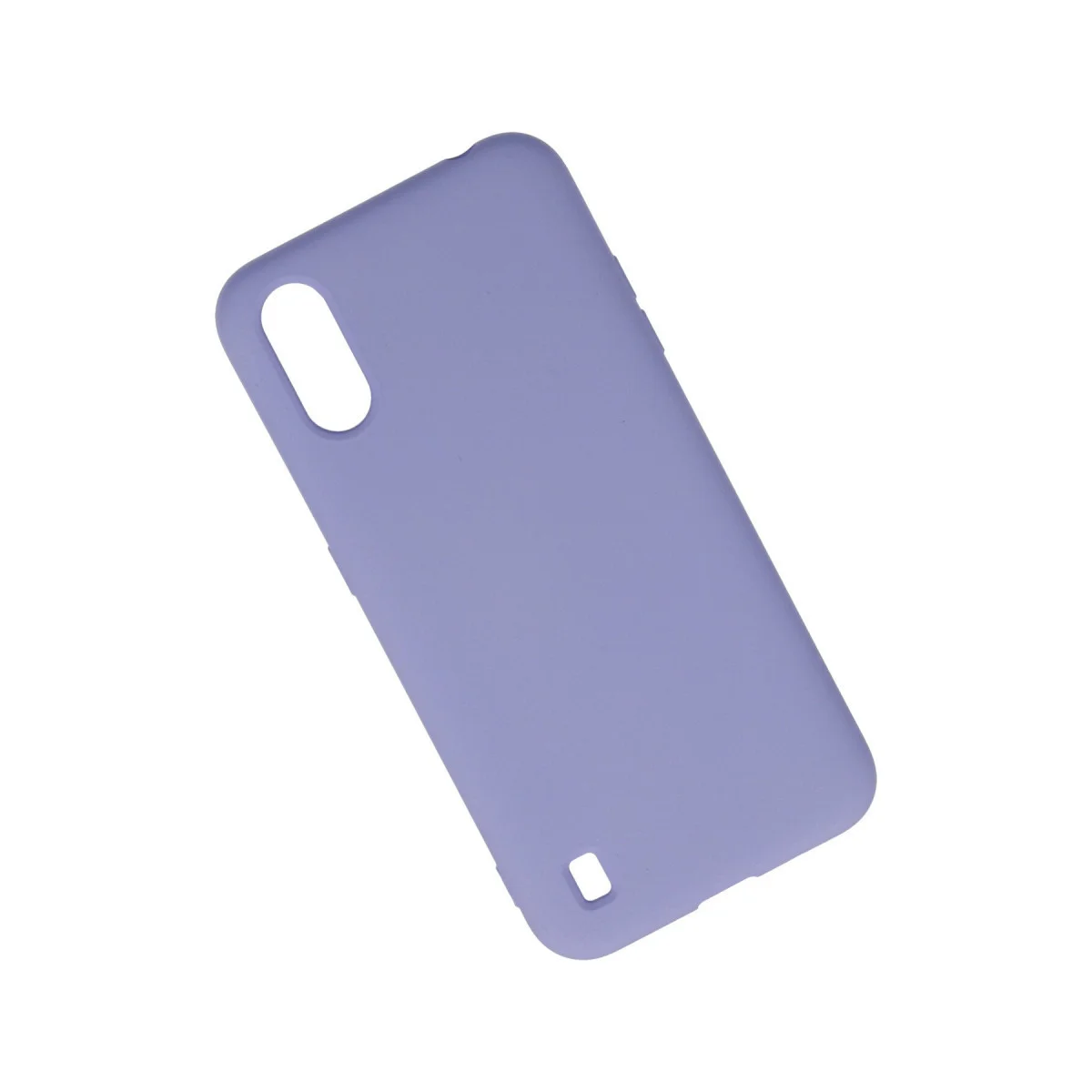 Galaxy A01 Kılıf Nano içi Kadife Silikon - Lila