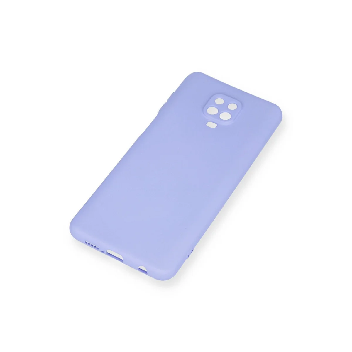 Redmi Note 9 Pro Kılıf Nano içi Kadife Silikon - Lila