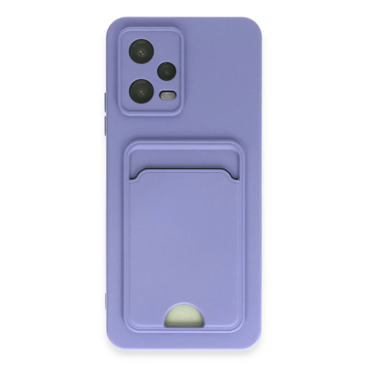 Redmi Note 12 4G Kılıf Kelvin Kartvizitli Silikon - Lila