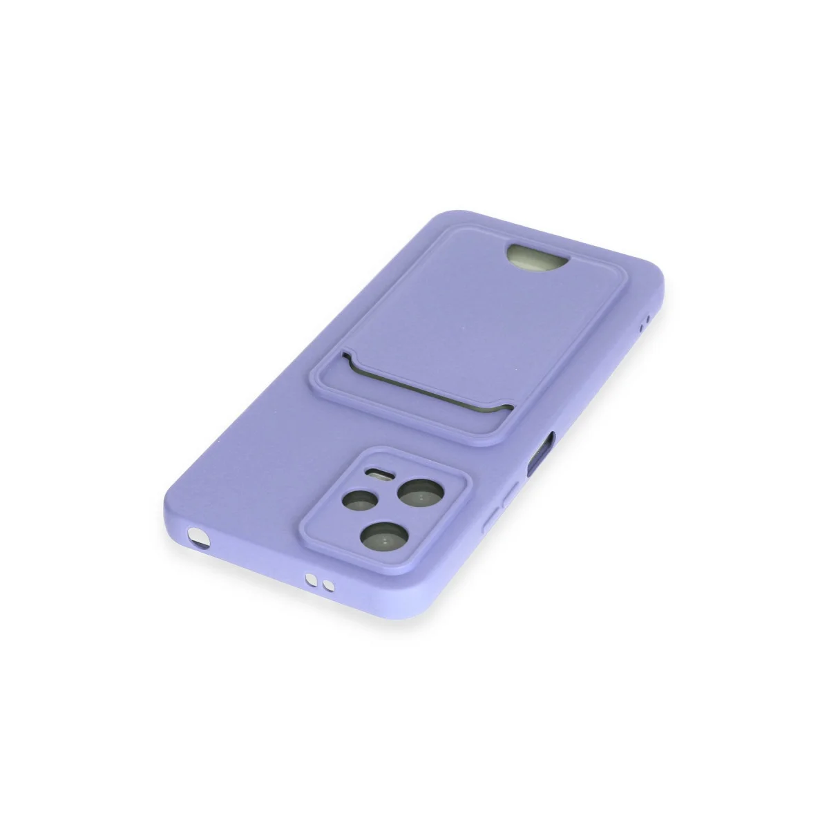 Redmi Note 12 4G Kılıf Kelvin Kartvizitli Silikon - Lila