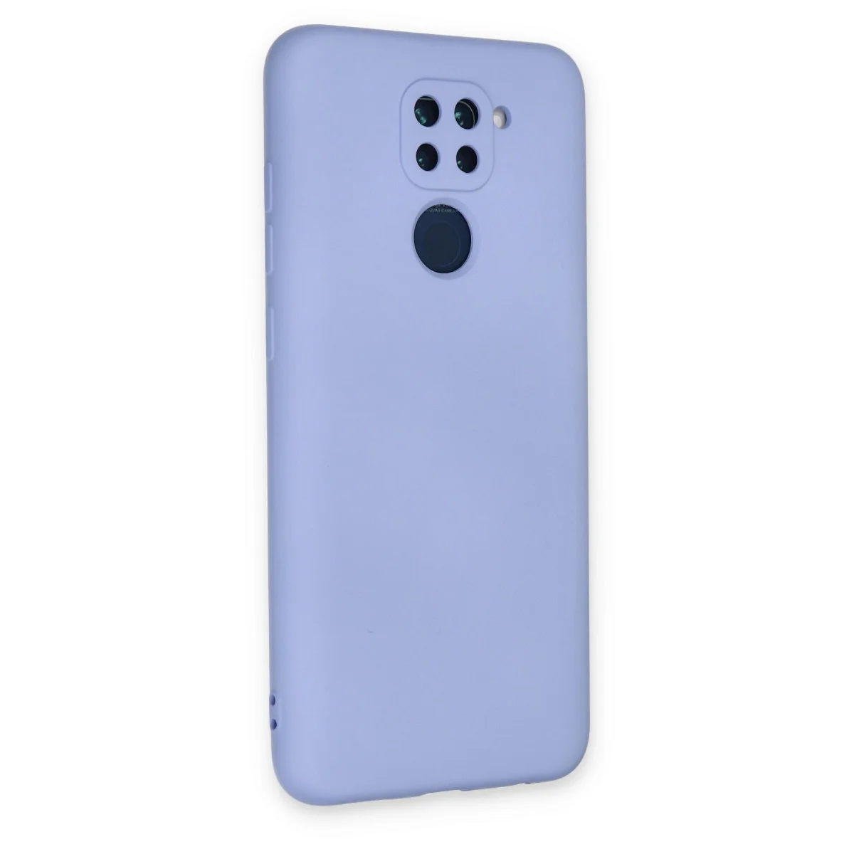 Redmi Note 9 Kılıf Nano içi Kadife Silikon - Lila