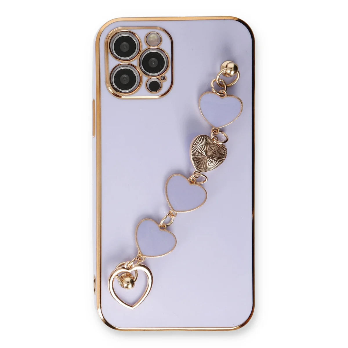 iPhone 12 Pro Kılıf Esila Silikon - Lila