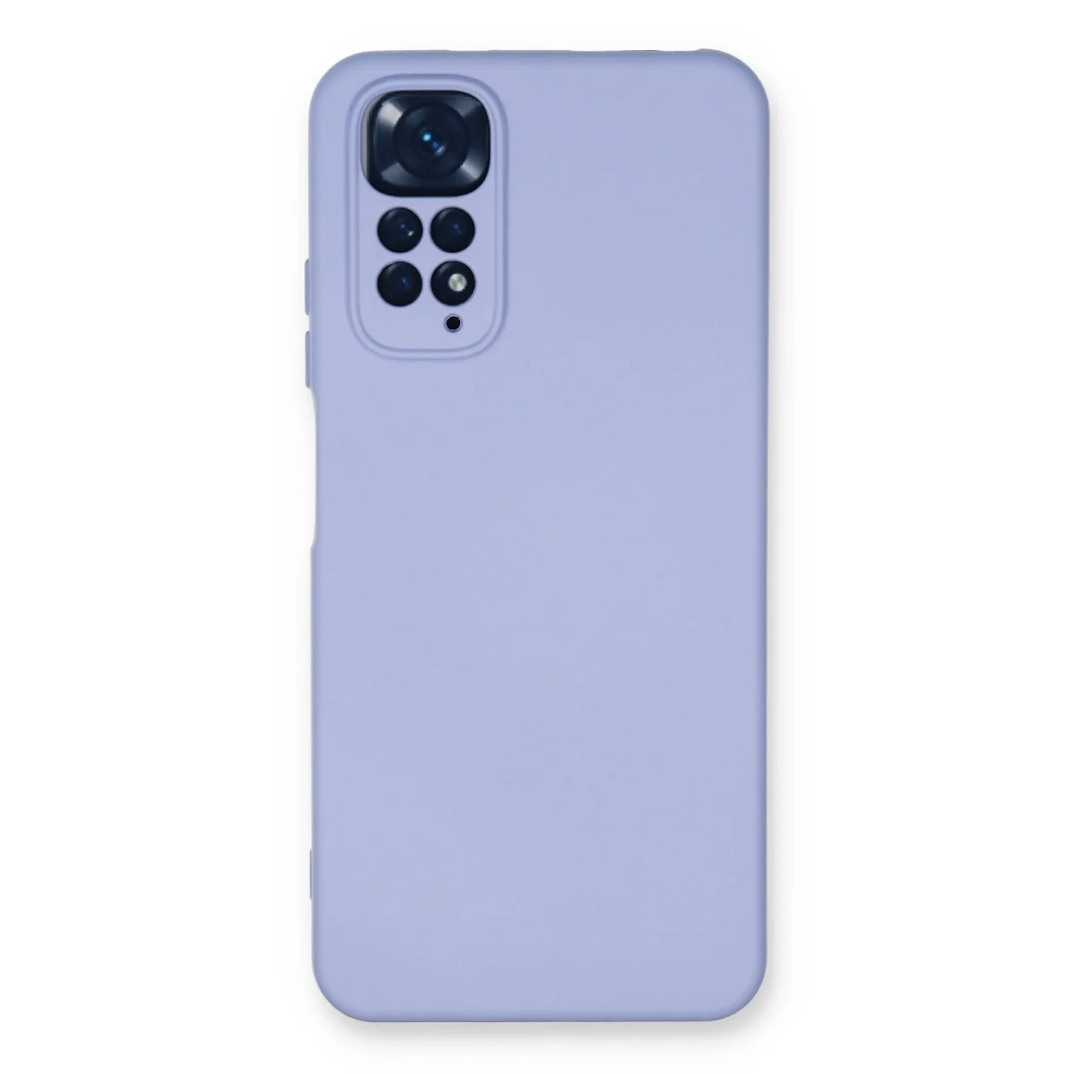 Redmi Note 11 Kılıf Nano içi Kadife Silikon - Lila