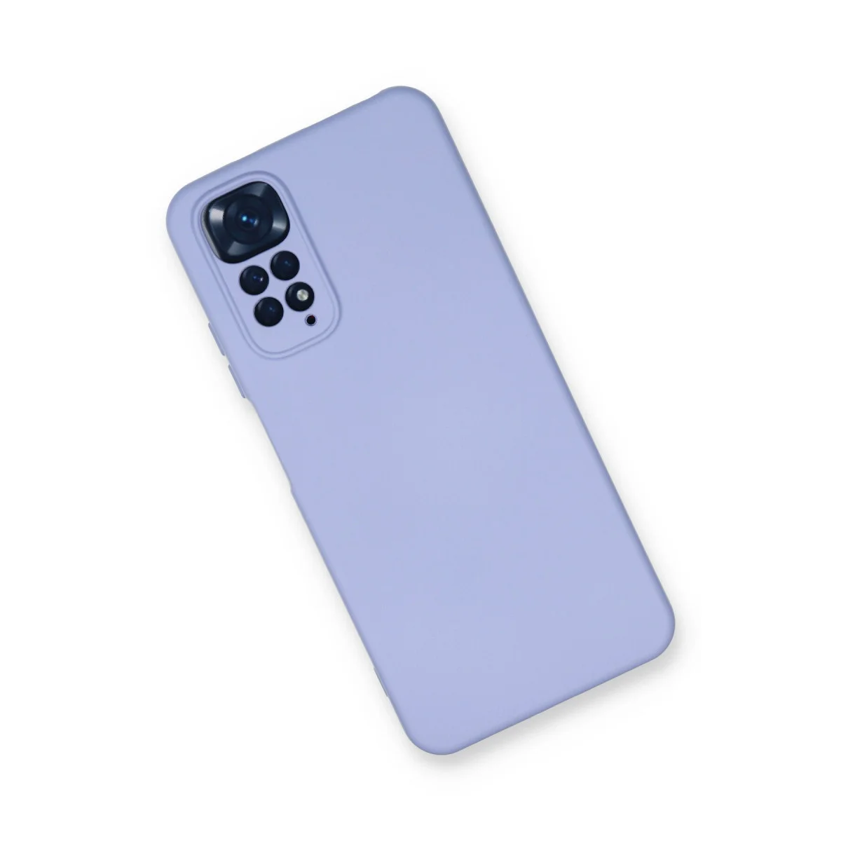 Redmi Note 11 Kılıf Nano içi Kadife Silikon - Lila