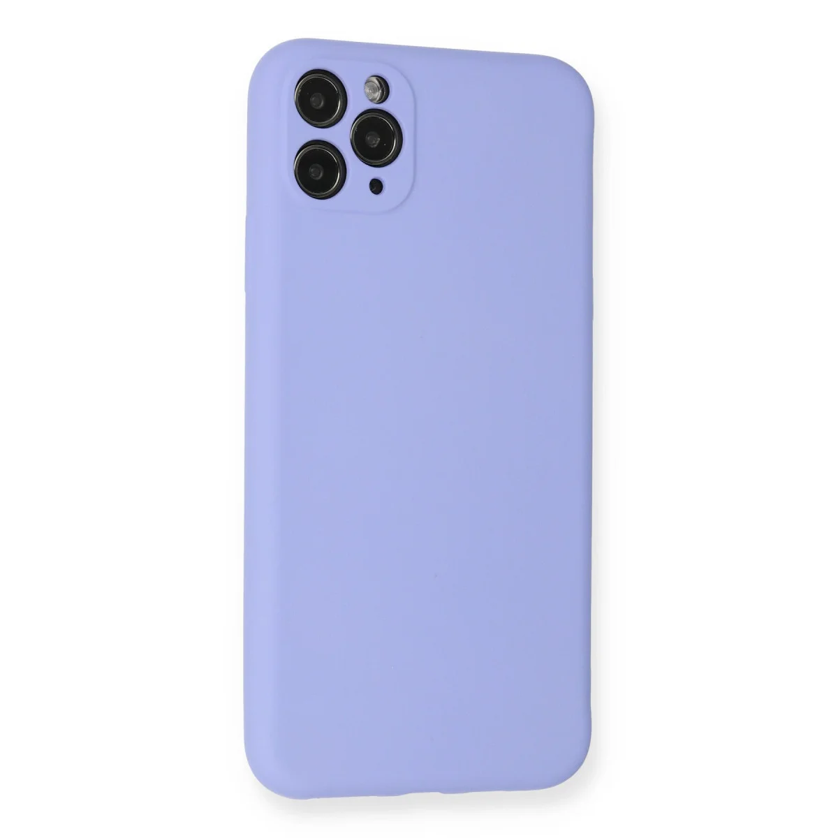 iPhone 11 Pro Max Kılıf Nano içi Kadife Silikon - Lila