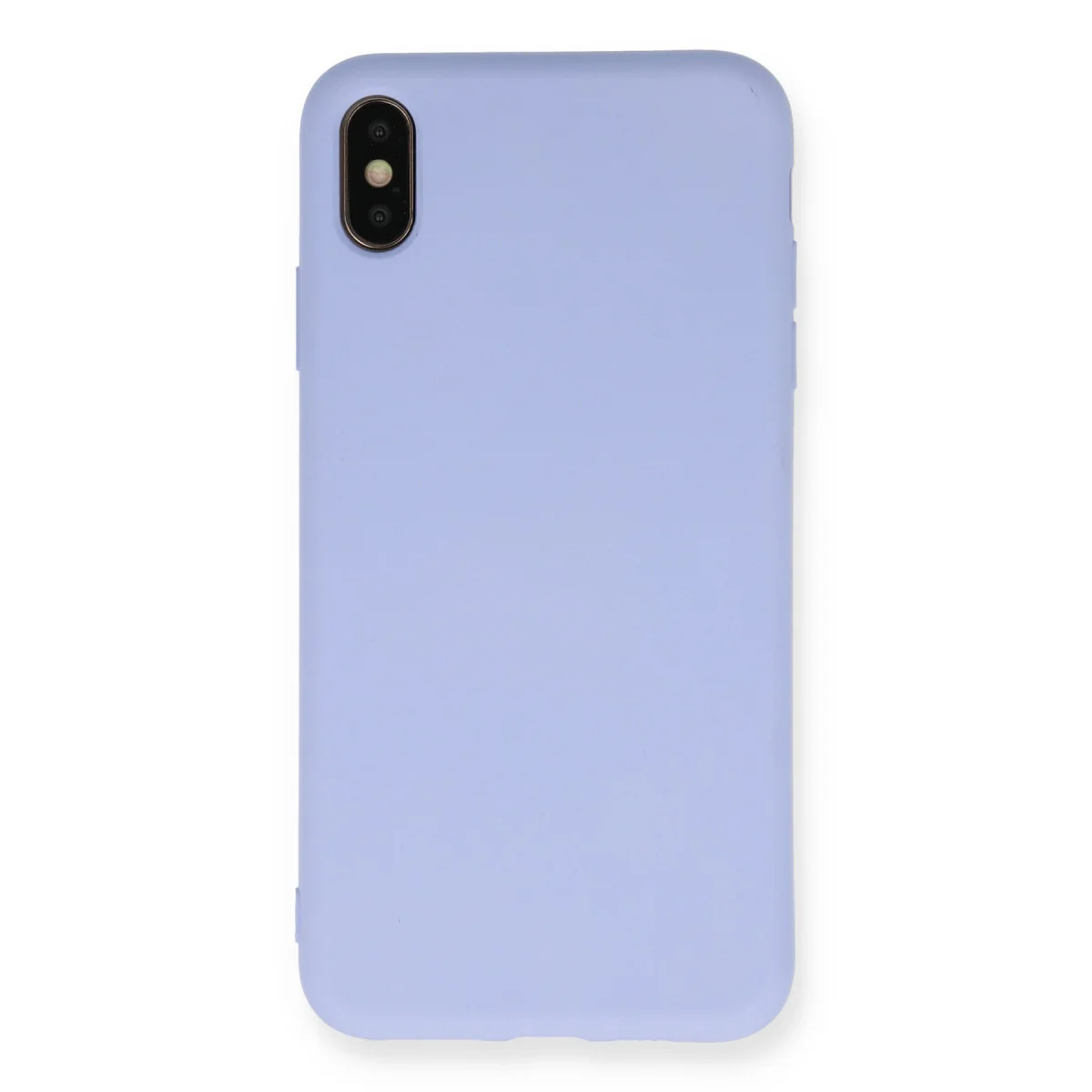iPhone X Kılıf Nano içi Kadife Silikon - Lila