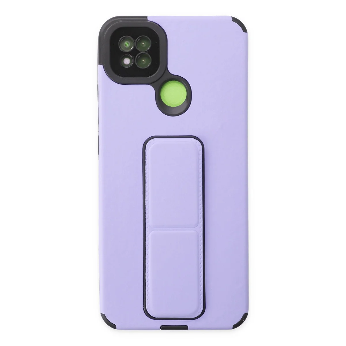 Redmi 9C Kılıf Mega Standlı Silikon - Lila