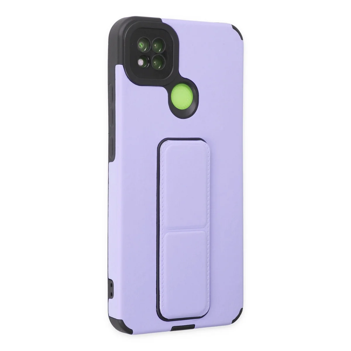 Redmi 9C Kılıf Mega Standlı Silikon - Lila
