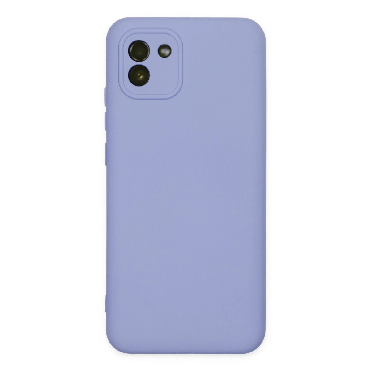 Galaxy A03 Kılıf Nano içi Kadife Silikon - Lila