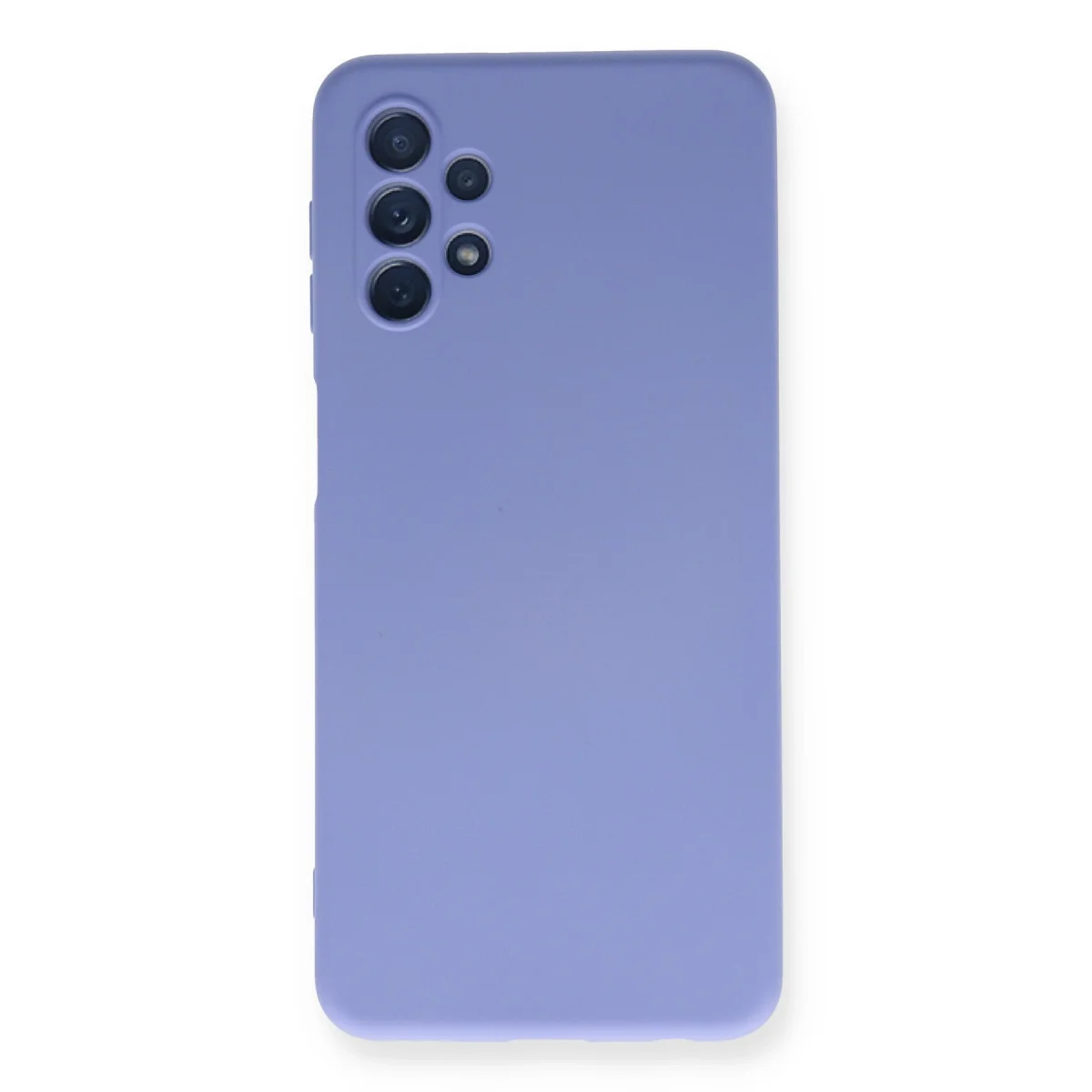 Galaxy A52 Kılıf Nano içi Kadife Silikon - Lila
