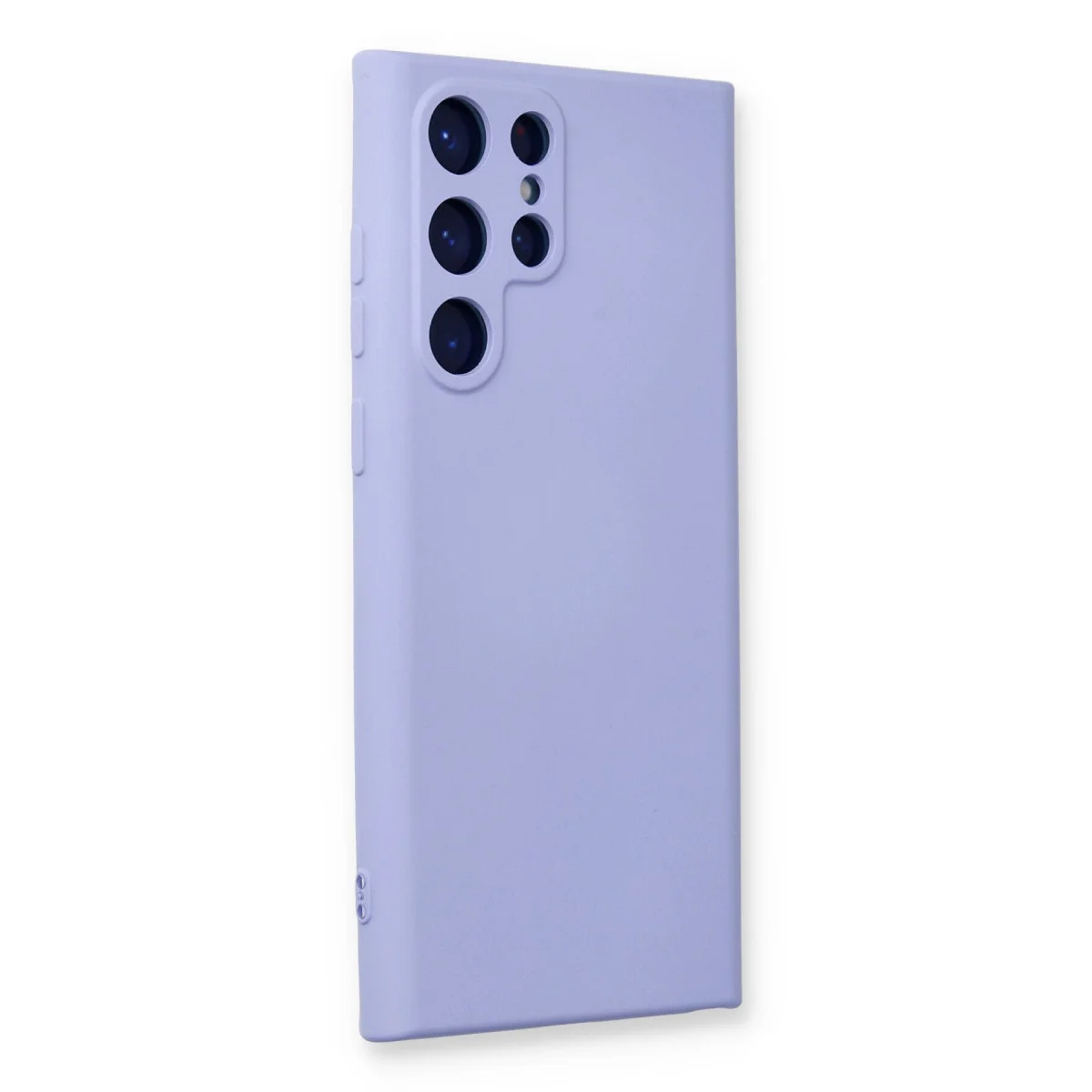 Galaxy S23 Ultra Kılıf Nano içi Kadife Silikon - Lila