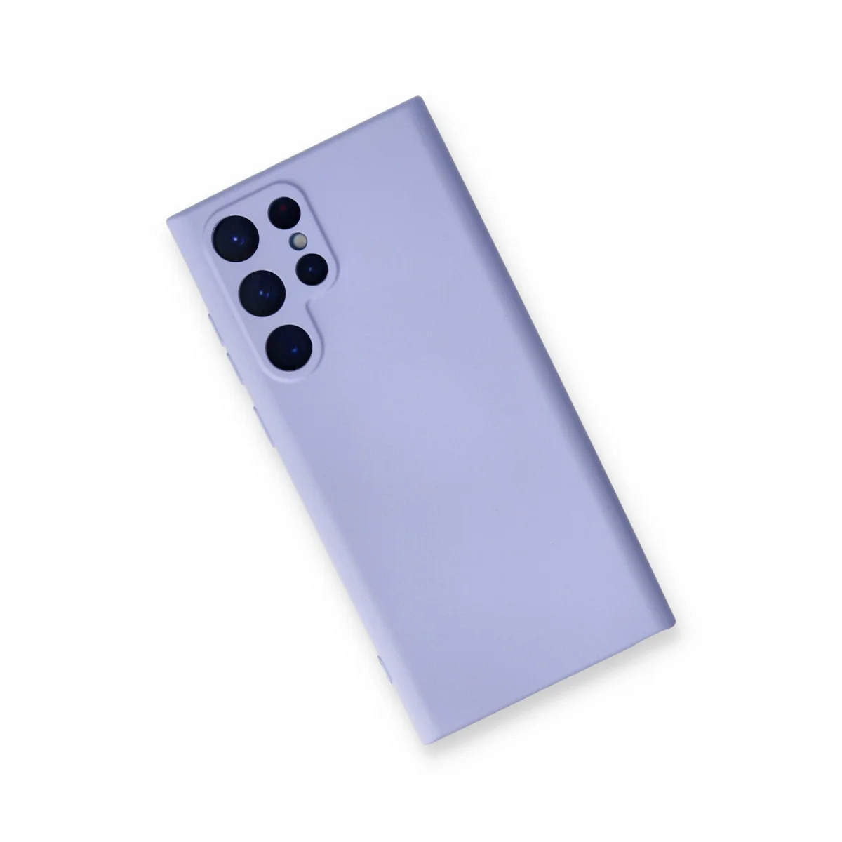 Galaxy S23 Ultra Kılıf Nano içi Kadife Silikon - Lila